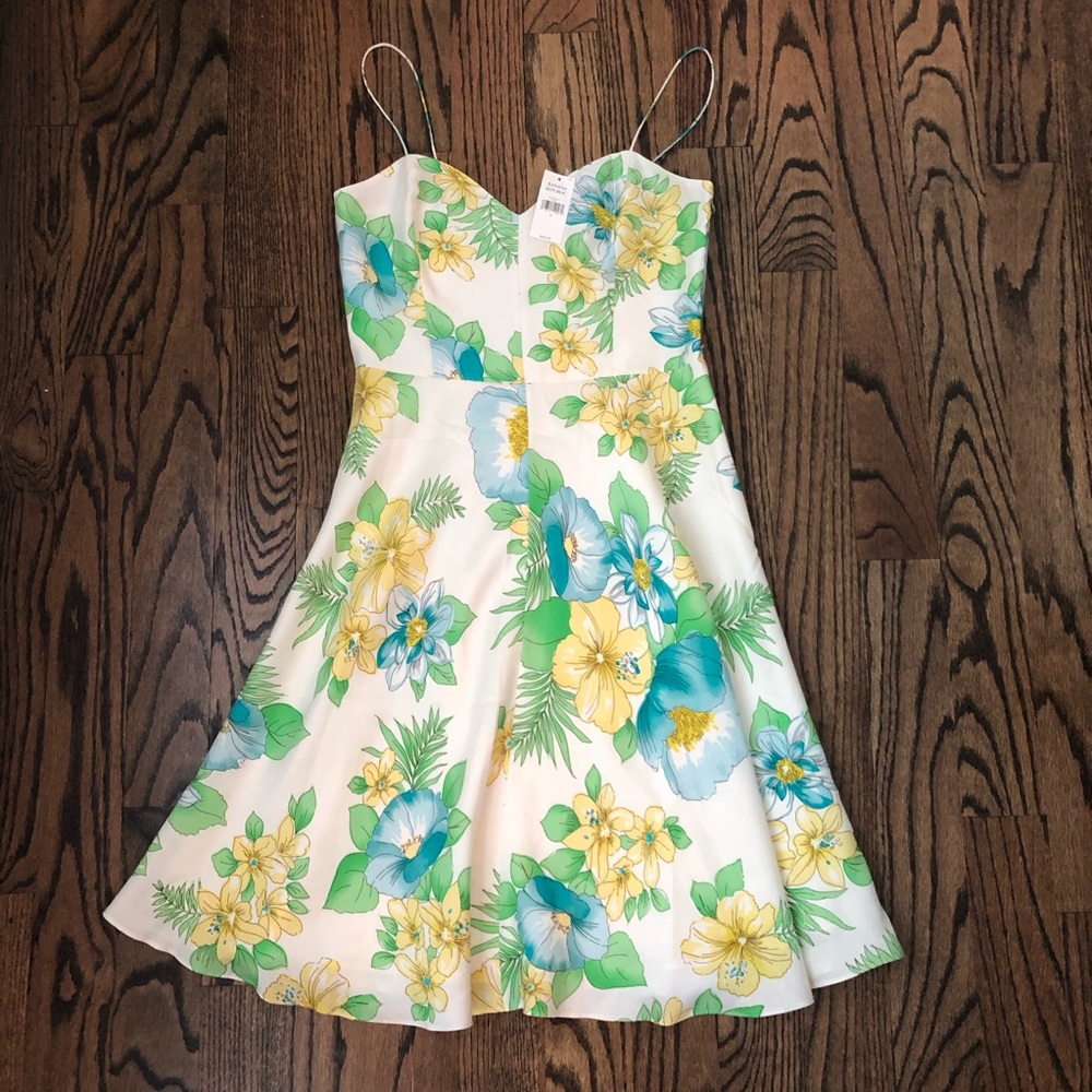 Banana Republic silk floral dress (NWT)